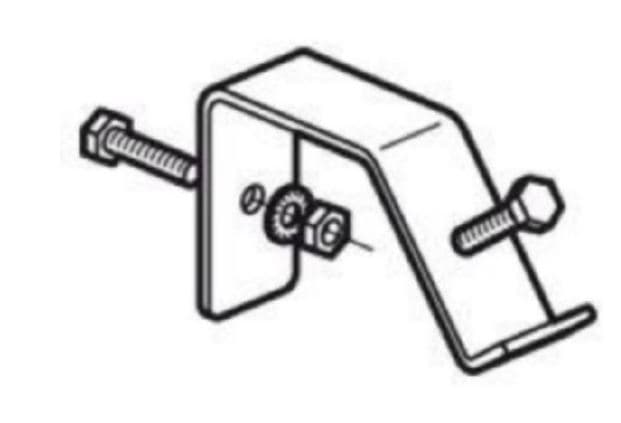 SOPORTE FIJACION MONTAJE RIEL 45° P/TABLERO 039449