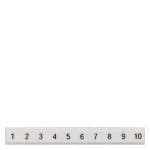 TIRA MARCADOR P/BORNERA BLANCO 5MM NRO 16 A 20 8WA83610BD