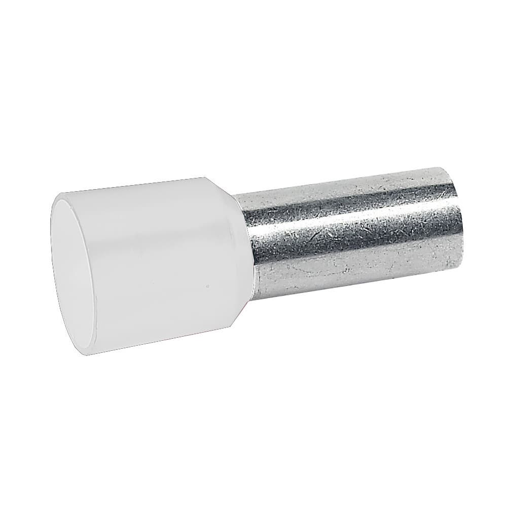 TERMINAL TUBULAR SIMPLE AISLADO 16MM2 BLANCO STARFIX 037670