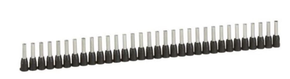 TERMINAL TUBULAR SIMPLE AISLADO 1.5MM2 NEGRO STARFIX 037664