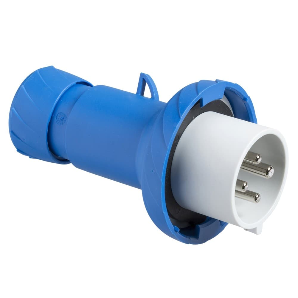 ENCHUFE IND AEREO 3P+T 16A 200/250VAC AZUL 9H IP67 PKE16M724