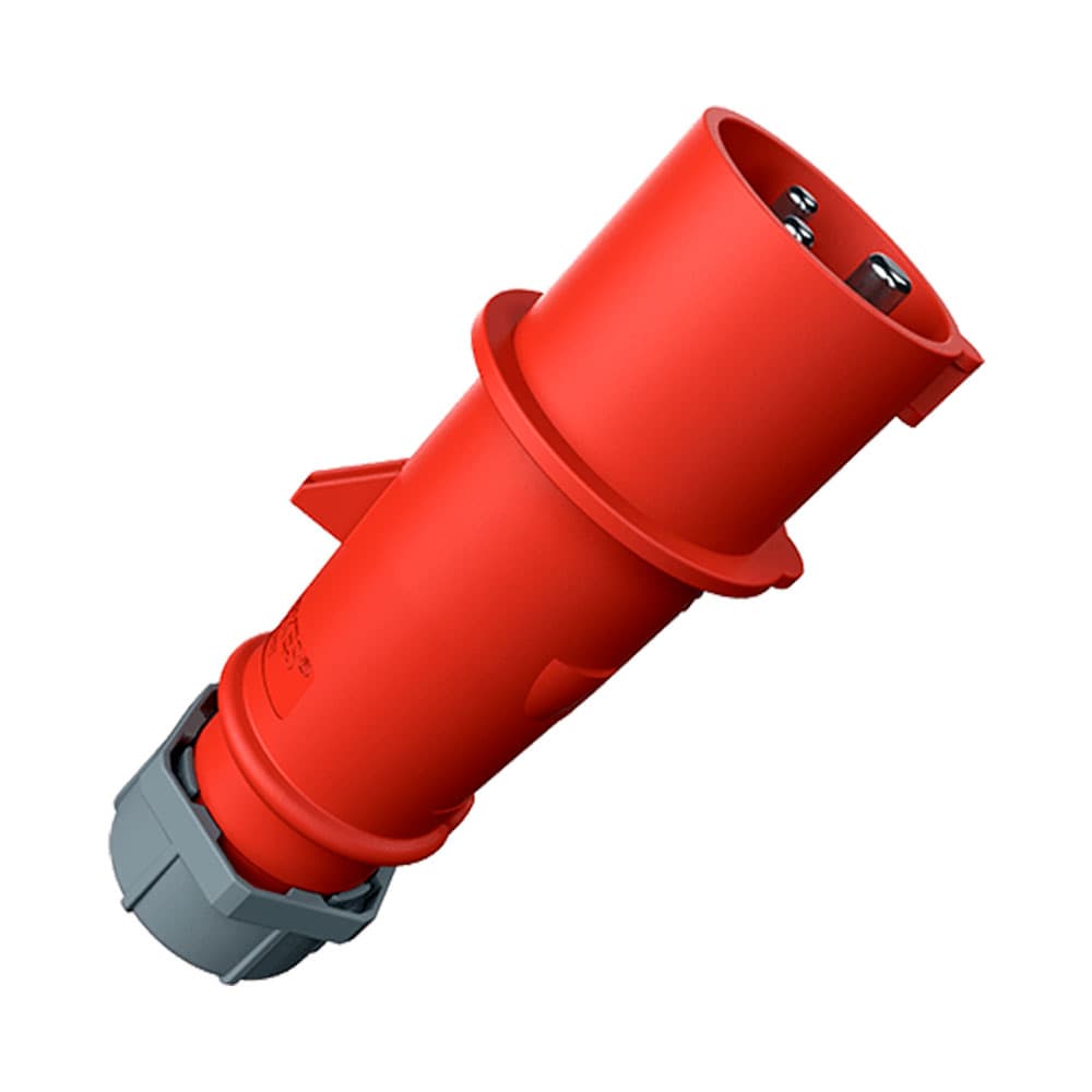 ENCHUFE IND SEMI EMPOT 2P+T 16A 415V ROJO 9H IP44 249