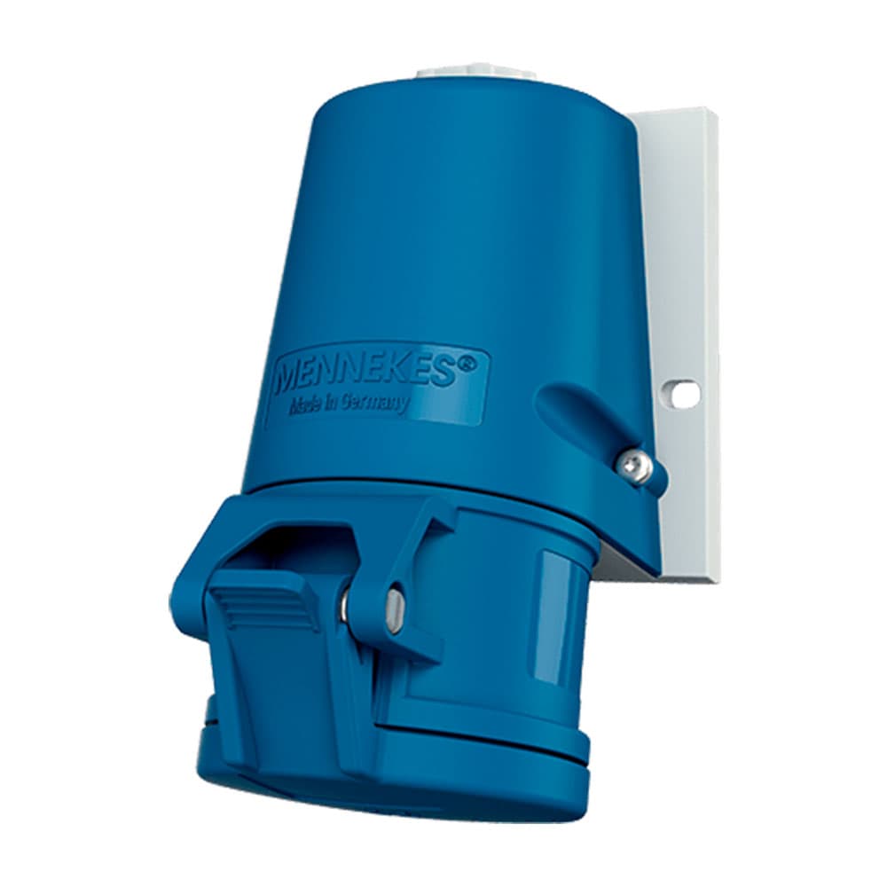 TOMA INDUSTRIAL ADOSABLE 2P+T 16A 230V AZUL 6H IP44 27001