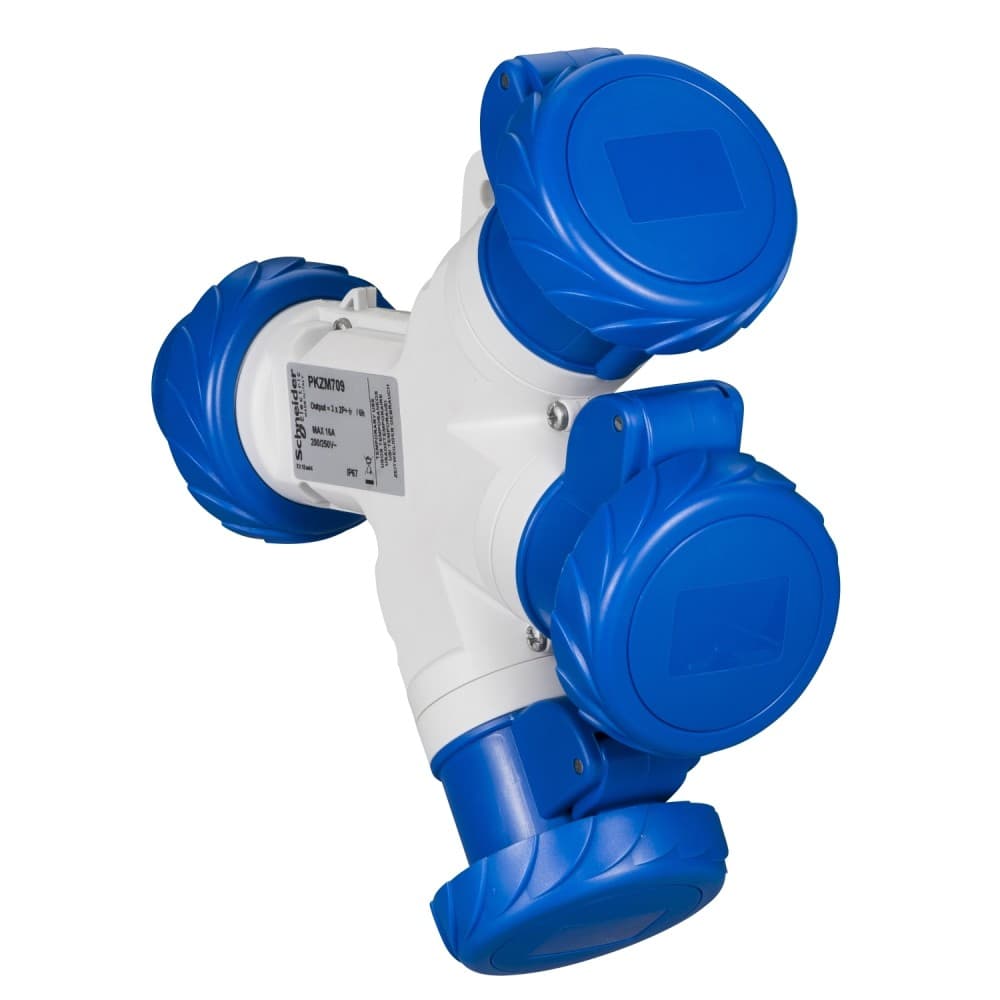 TOMA INDUSTRIAL 2P+T 16A + T PRATIKA PKZM709