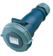 TOMA INDUSTRIAL AEREO 3P+T 16A 230V AZUL 9H IP67 543