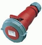 TOMA INDUSTRIAL AEREO 32AMP 2P+T 415V ROJO 9H IP67 553