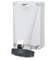 TOMA INDUSTRIAL ADOSABLE 3P+T 125A 500V NEGRO 7H IP67 140