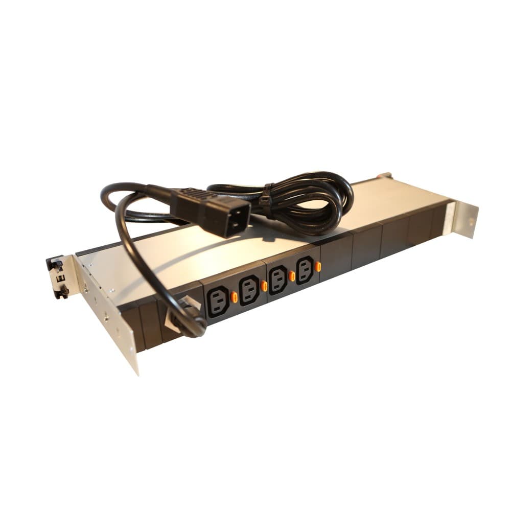 PDU 19" 1U 1P-16A 12C13 P/RACK C/CABLE Y ENCHUFE LCS3 646010