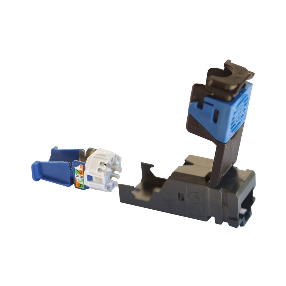 BLOQUE 6 JACKS RJ45 CAT6 UTP P/PATCH PANEL LCS3 033763