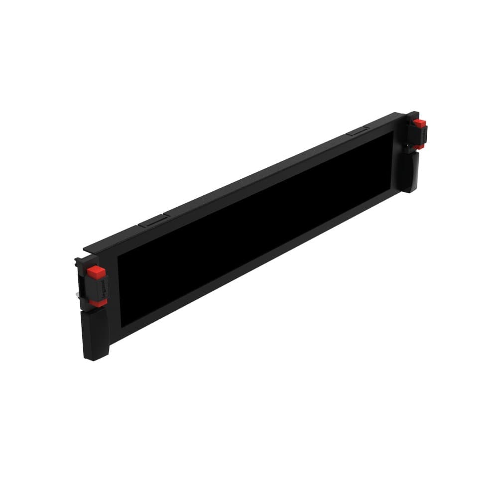 PANEL CON ESCOBILLAS 2U  METAL  CON TORNILLOS 46531