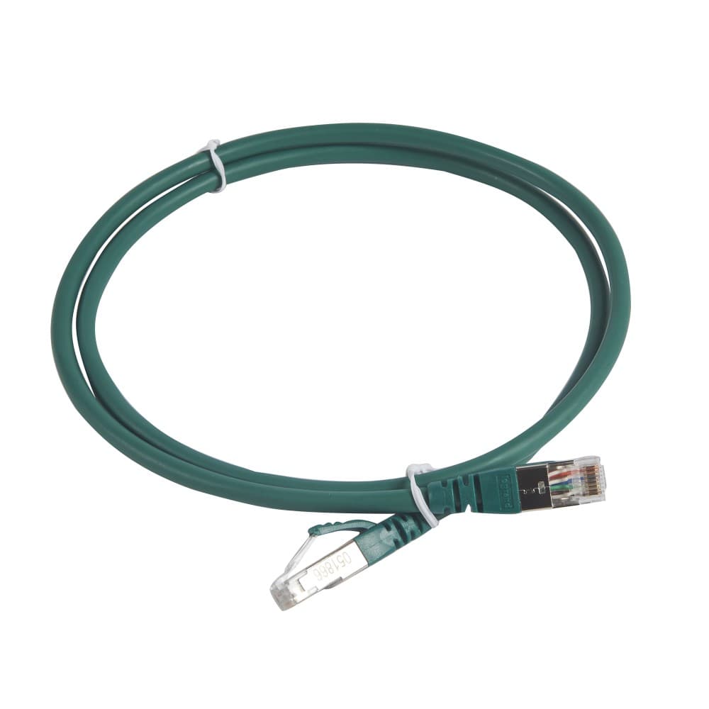 PATCH CORD CAT  6A SF/UTP 1 M LZ0H VERDE 51866