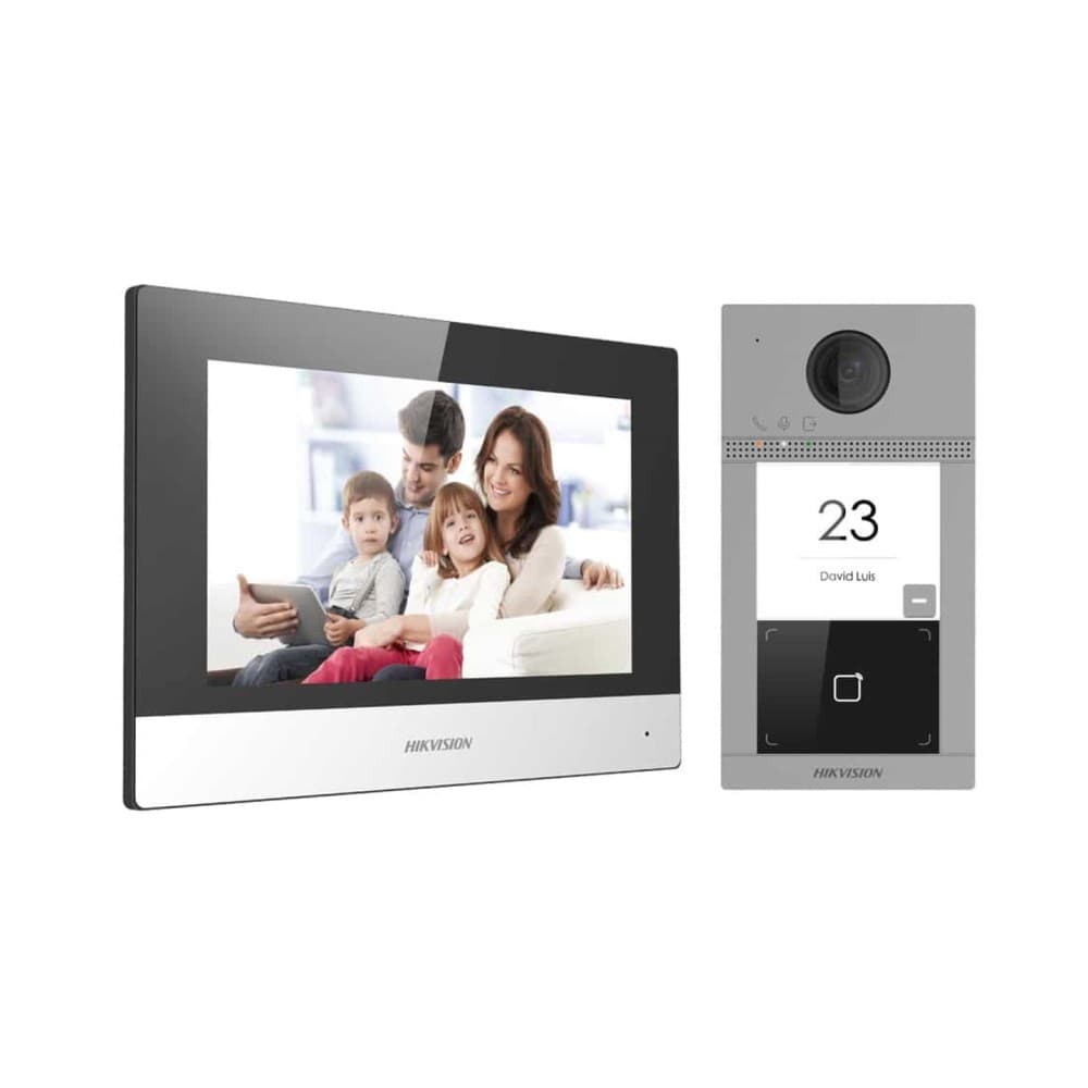 KIT VIDEO PORTERO IP WI-FI (INCLUYE DS-KV8113-WME1/DS-KH6320-WTE1/2 POWER SUPPLY) DSKIS604-P