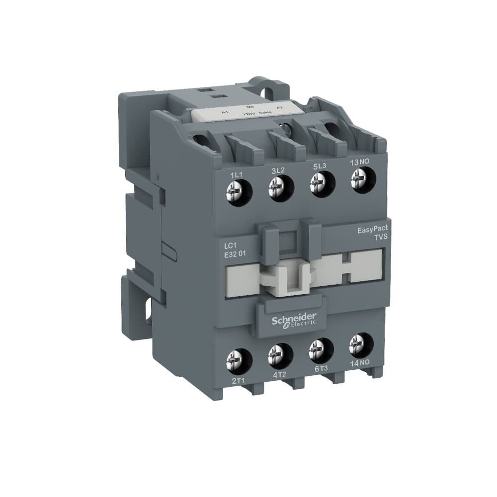 CONTACTOR POTENCIA MAGNETICO 3P 38A AC3 220VAC 1NA EASYPACT LC1E3810M6