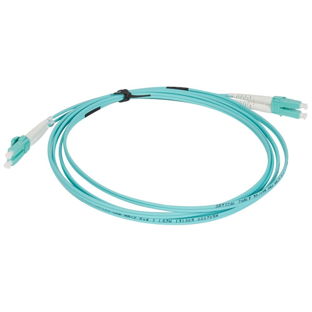 PATCH CORD DUPLEX LSZH LC-LC OM4 AQUA X 2MTS LCS3 032635