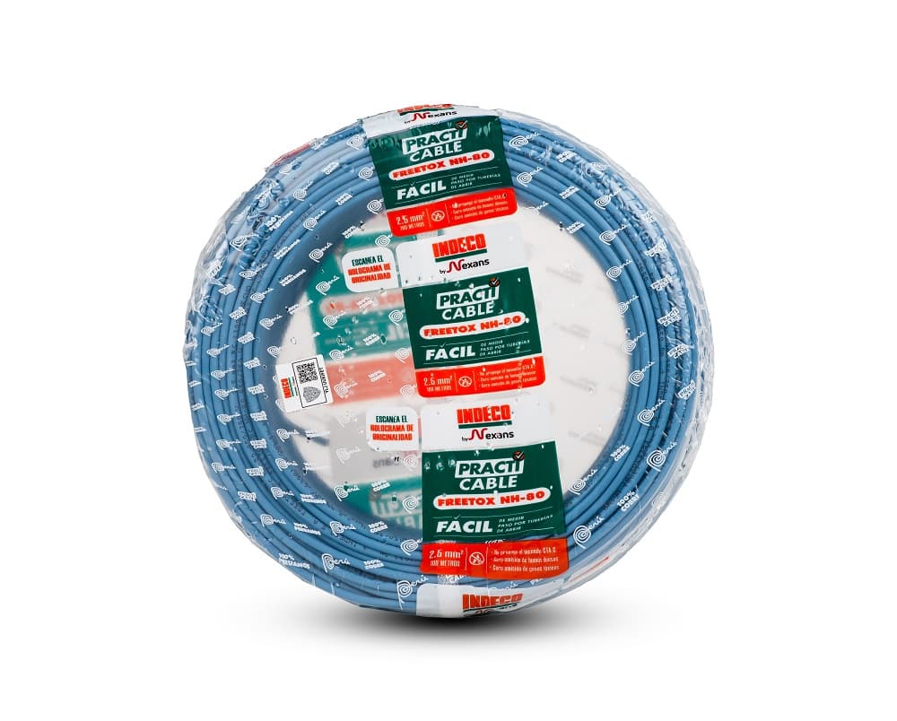CONDUCTOR ELECTRICO 750V LIBRE HALOGENO 2.5MM2 AZUL PC NH-80