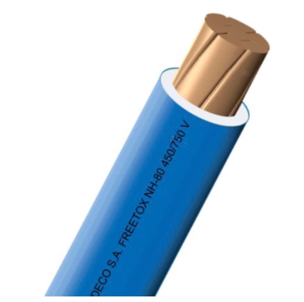 CONDUCTOR ELECTRICO 750V LIBRE HALOGENO 4MM2 AZUL PC NH-80