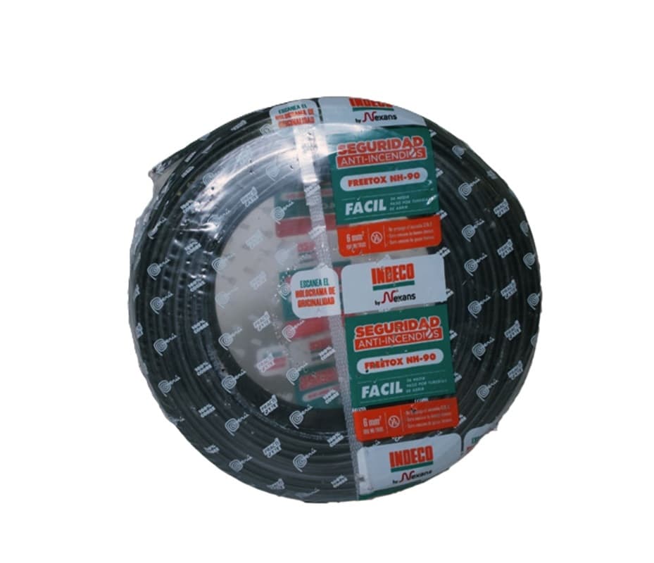 CONDUCTOR ELECTRICO 750V LIBRE HALOGENO 4MM2 NEGRO FREETOX-PC NH90