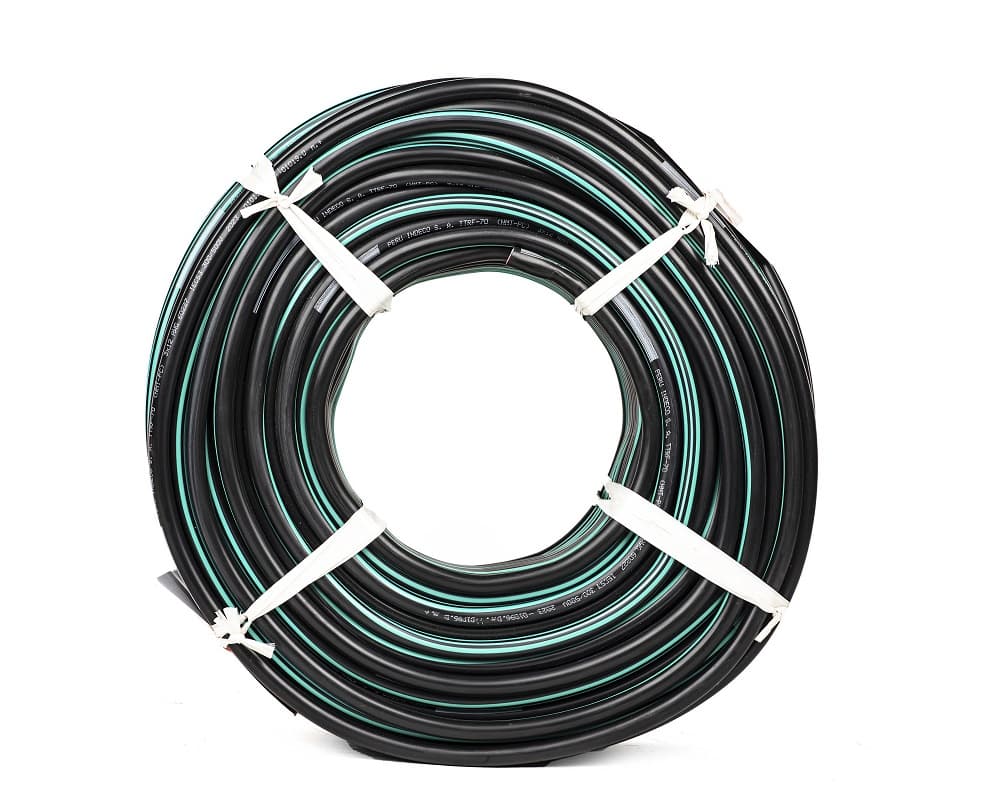 CONDUCTOR ELECTRICO 500V VULCANIZADO 3X12AWG NEGRO NMT PC