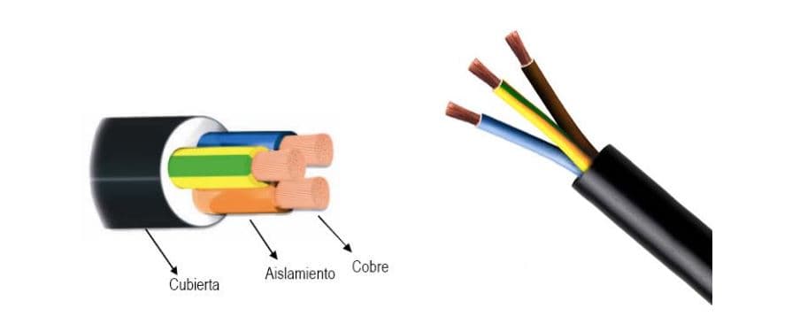 CONDUCTOR ELECTRICO 1KV 3G4MM2 NEGRO BARRYFLEX RV-K
