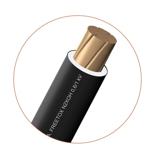 CONDUCTOR ELECTRICO 1KV LIBRE HALOGENO 16MM2 AMARILLO N2XOH