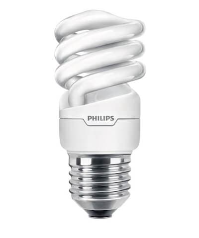 LAMPARA AHORRADORA COMPACTA 12W 6500K 220-240V E27 ECO TWISTER