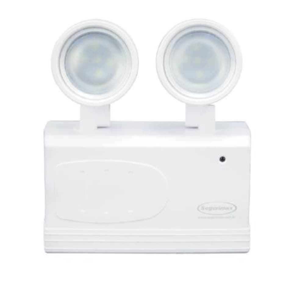 LUMINARIA EMERGENCIA LED 2X 1W 110-240VAC 200LM 3/6H IP20