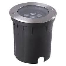 LUMINARIA LED SPOT CIRCUL 24W 100-240V 3000K IP67 EMPOT PISO UV UPLIGHT