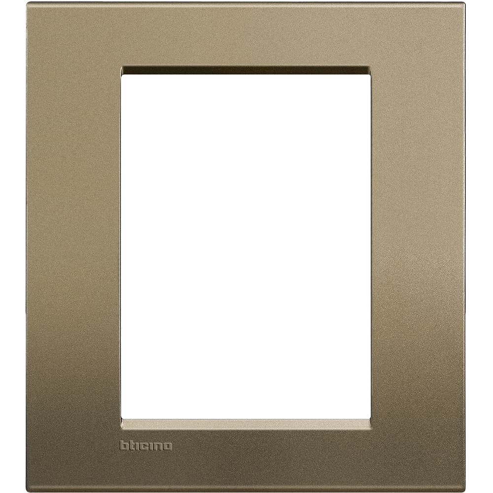 PLACA 3+3 VERT GRIS METAL LIVING LIGHT LNA4826SQ
