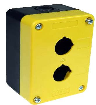 CAJA BOTONERA VACIA PLAST 3 ORIFICIOS 22.5MM MAX BOTTON SQ3K