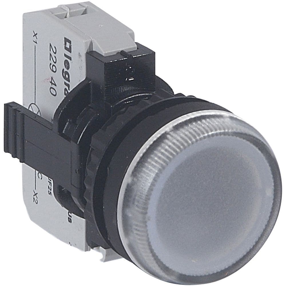 LUZ PILOTO PLAST BLANCO 22MM 230V LED OSMOZ 023790