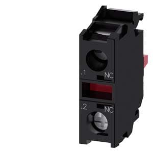 BLOCK CONTACTO FRONTAL 500V 1NC P/PULSADOR SIRIUS 3SU14001AA101CA0