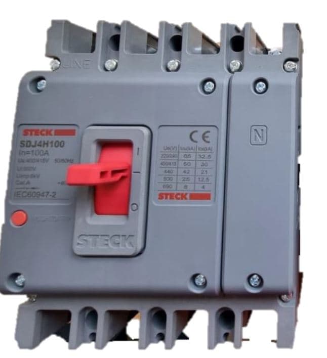 INTERRUPTOR AUT CAJA MOLD 4P FIJO 100A 50KA 415VAC SERIE H100 SDJ4H100