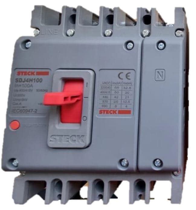 INTERRUPTOR AUT CAJA MOLD 3P FIJO 32A 30KA 415VAC SERIE H63 SDJ4H32