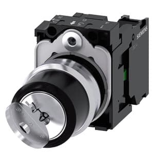 SELECTOR C/LLAVE 2 POSIC METAL CROMADO 22MM O+I SIRIUS 3SU11504BF111BA0