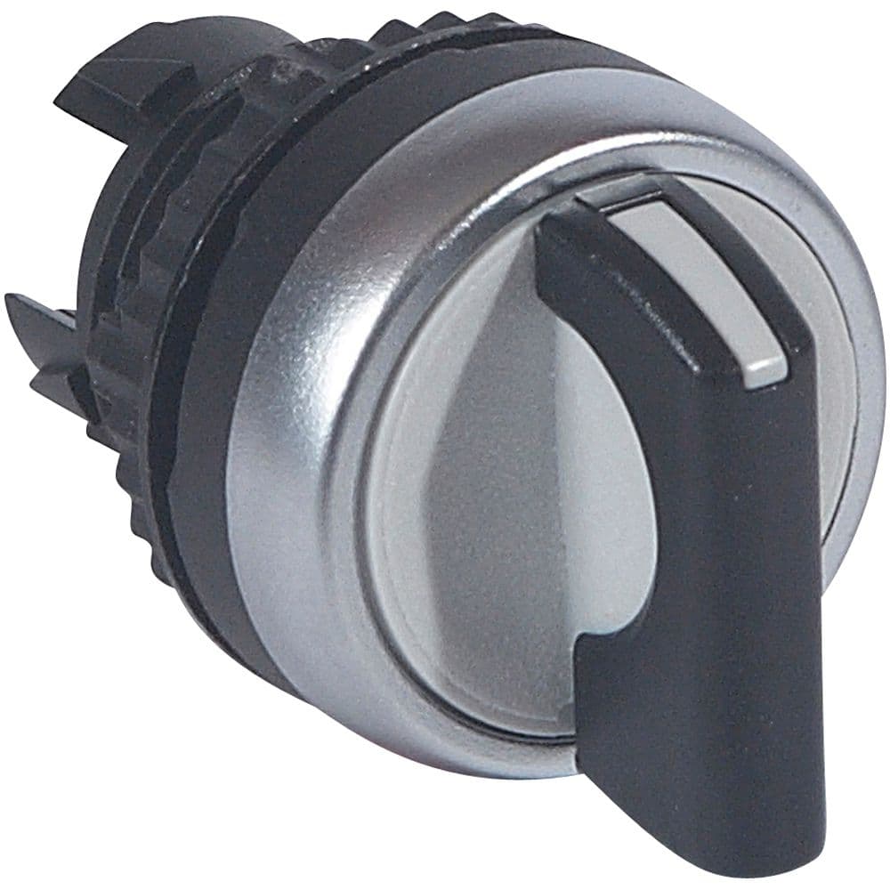 SELECTORMANETA CORTA 2 POSIC METAL NEGRO 22MM S/CONT 23903