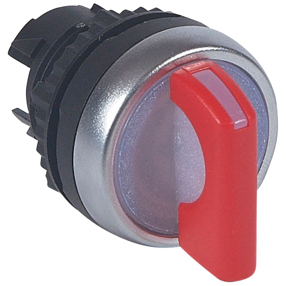 CABEZA SELECTOR MANETA CORTA ROJO 3 POSIC FIJAS 024051