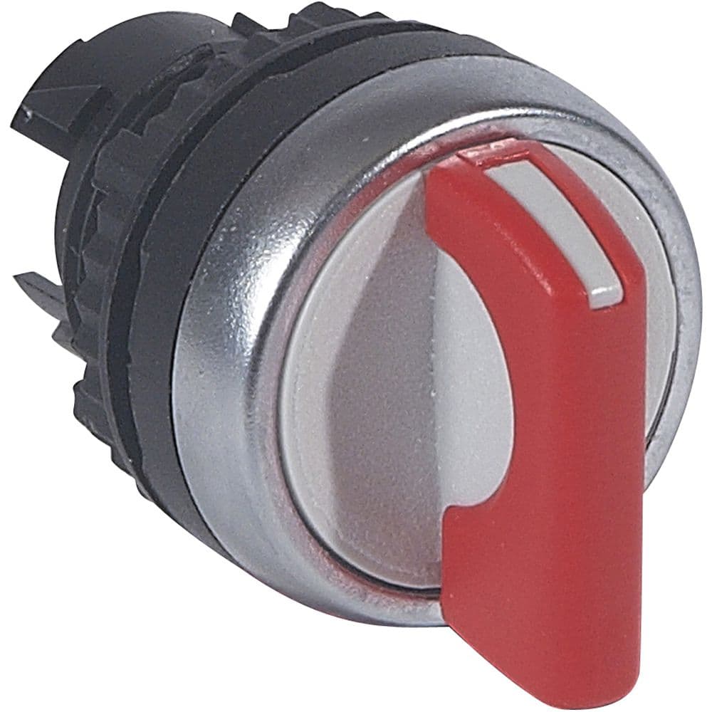 CABEZA SELECTOR MANETA CORTA ROJO 3 POSIC FIJAS 023921