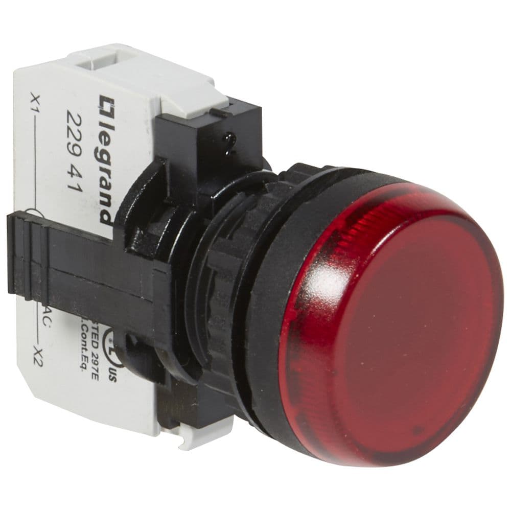 LUZ PILOTO PLAST ROJO 22MM 230VAC LED OSMOZ 023791