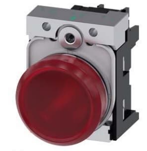 LUZ PILOTO METAL ROJO 22MM 24VAC/DC LED 3SU11526AA201AA0