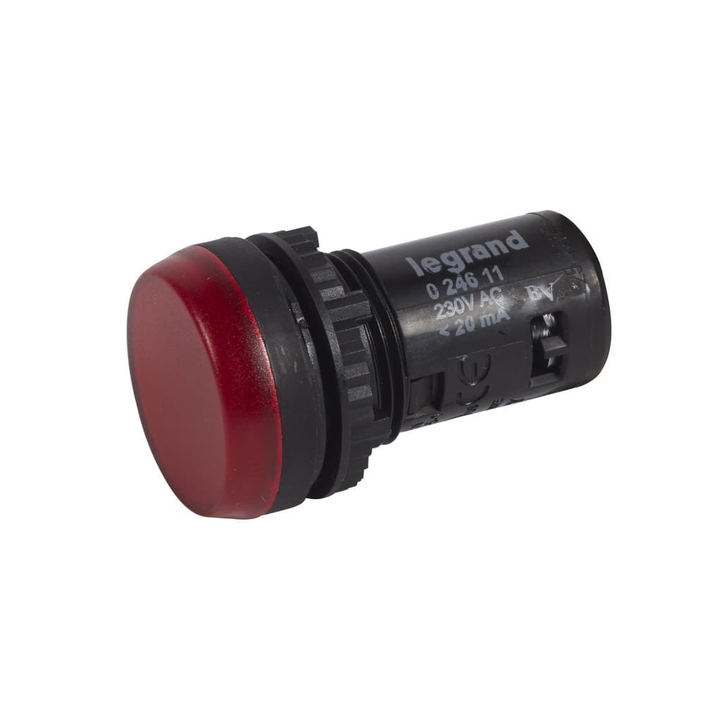 LUZ PILOTO PLAST ROJO 22MM 230VAC LED IP66 OSMOZ 024611