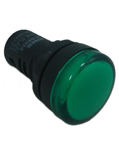 LUZ PILOTO PLAST VERDE 22.5MM 24VAC/VDC LED SLDS242