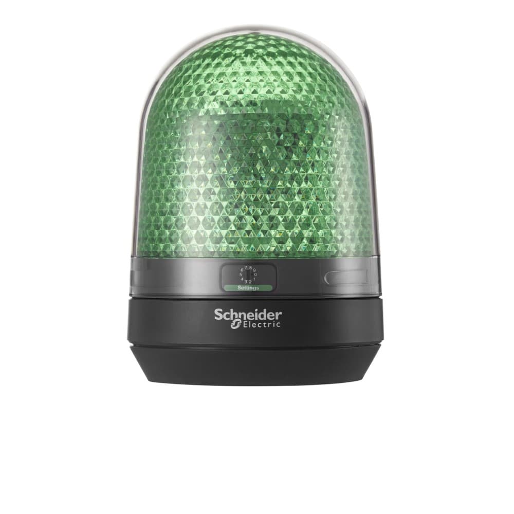 BALIZA C/LED VERDE 230V 100MM HARMONY XVR3M03