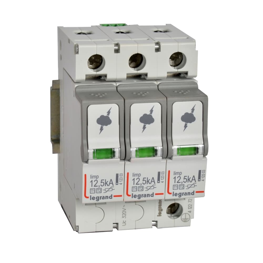 LIMITADOR SOBRETENCION 3P 320 V 400 VCA 37.5 KA 412272