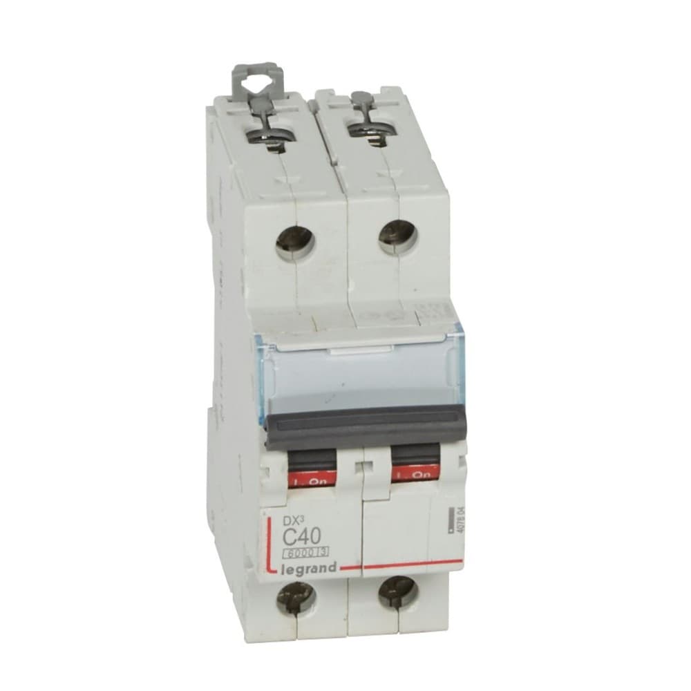 INTERRUPTOR AUT TERMOMAG P/RIEL 2P 40A 230/400VAC 25/10KA DX3-6000 407804