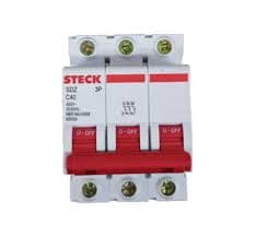 INTERRUPTOR AUT TERMOMAG P/RIEL 3P 40A 400VAC 6KA SDZD63C40