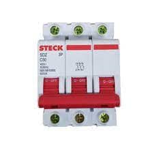 INTERRUPTOR AUT TERMOMAG P/RIEL 3P 50A 400VAC 6KA SDZD63C50