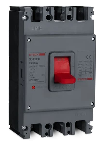 INTERRUPTOR AUT CAJA MOLD 3P FIJO 350A 36/30/25KA 220/400/440VAC SDJS350