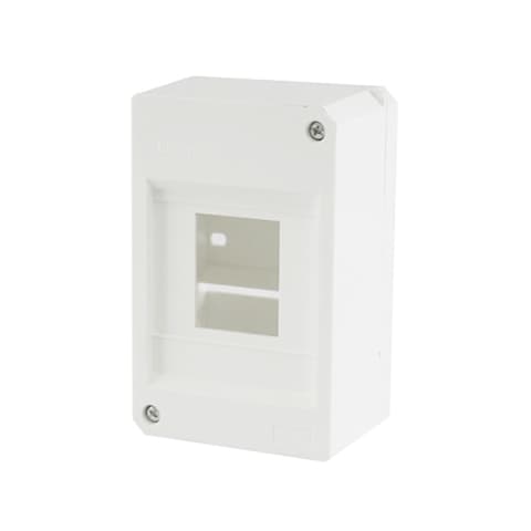 TABLERO ADOSABLE RESINA 4 POLOS IP40 90X 160X 74MM BTDIN E115/4D