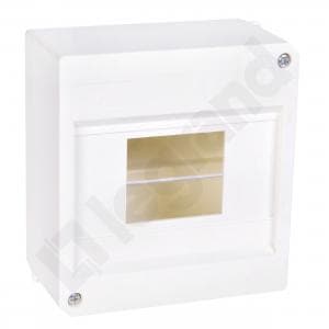 TABLERO ADOSABLE RESINA 6 POLOS IP40 128X 160X 74MM BTDIN E115/6D