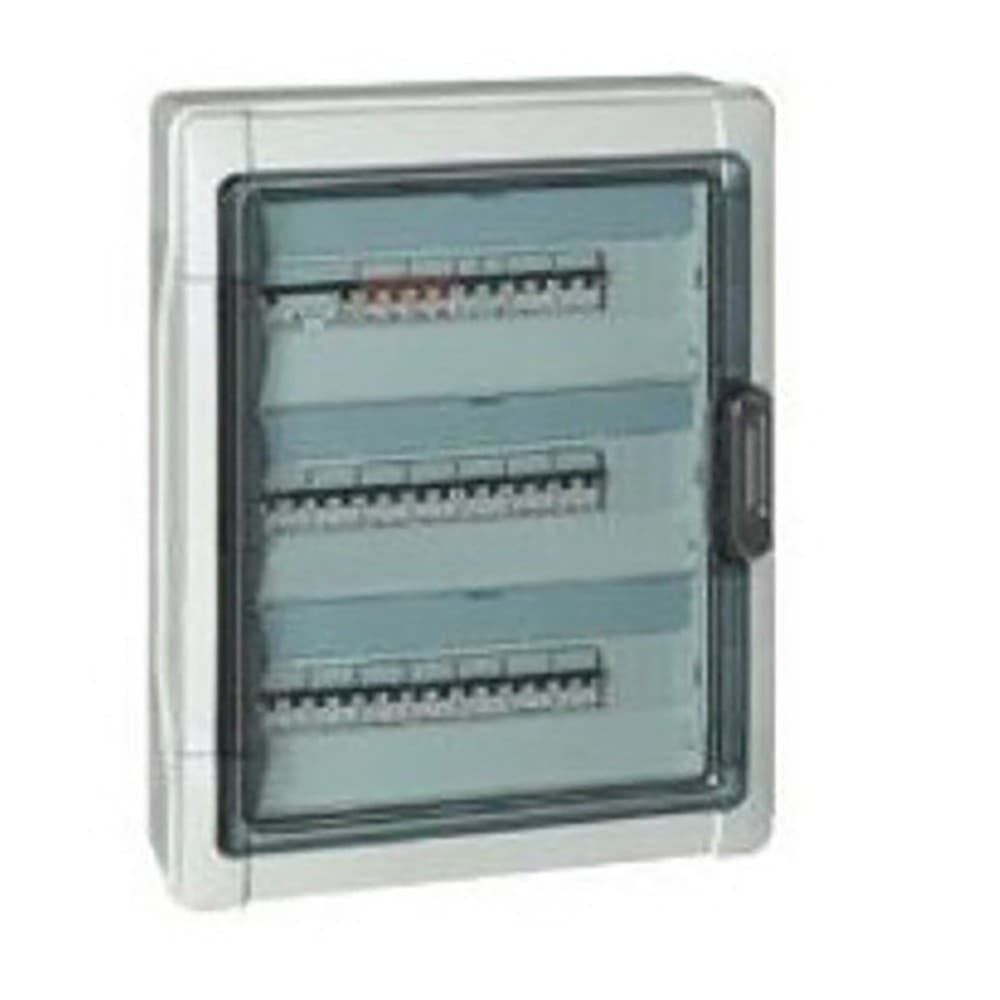 TABLERO ADOSABLE RESINA 54 POLOS IP65 622X 448X 161MM C/PUERTA BTDIN F107N54D